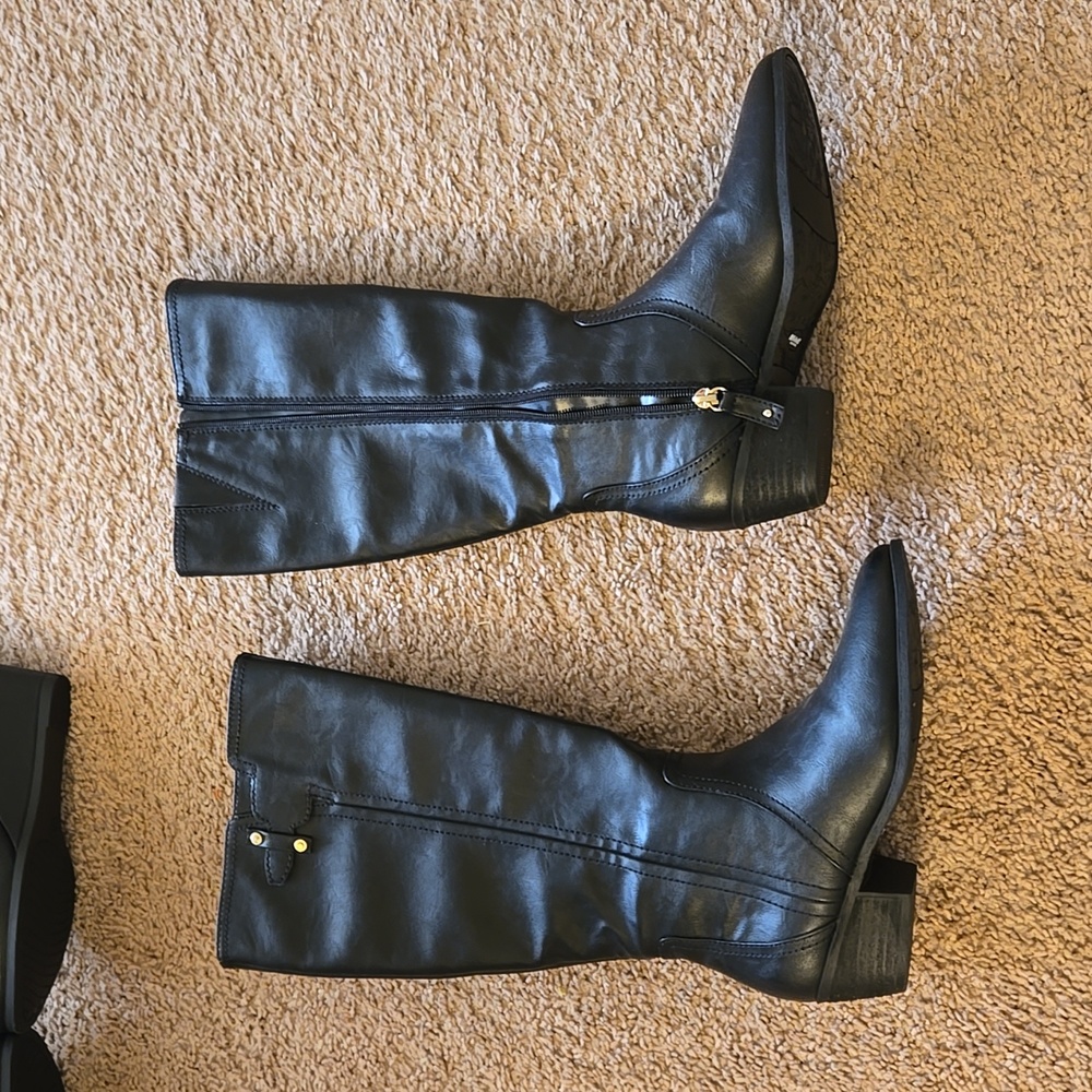 Dr Scholl's knee high boots sz8 black